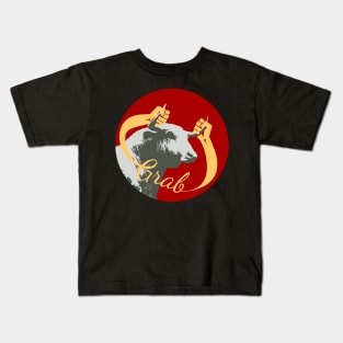 Grab the bull by the horns, show your determination and fight hard to succeed Kids T-Shirt